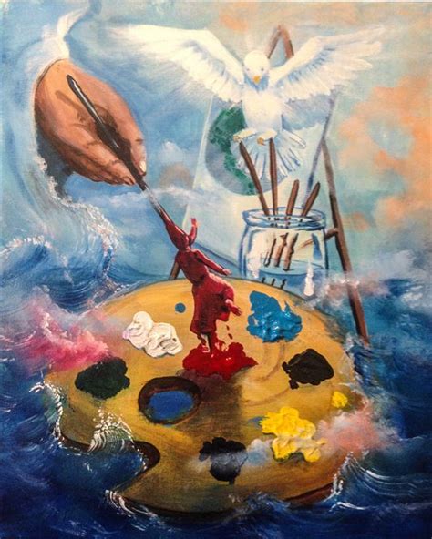 Artist Palette Prophetic Artsilentpreacher Christian Art Painting