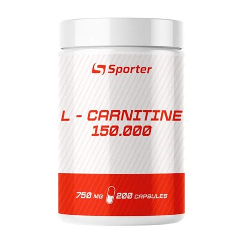 Купить Sporter L-Carnitine 150000 200 капсул в Киеве, Украине. | Sport ...
