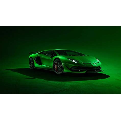 Sports Car Lamborghini Green