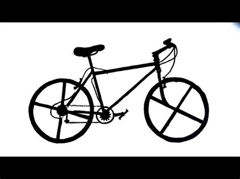 HOW TO DRAW A BIKE COMO DESENHAR UMA BICICLETA YouTube