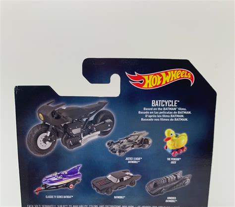 Hot Wheels Batcycle Black DC Comics The Batman Perfect Birthday Gift Miniature Collectable Model