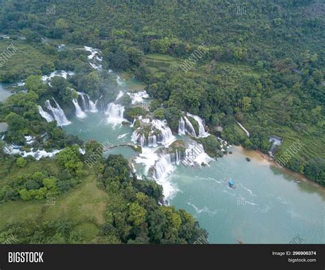 Aerial View Waterfall Image Photo Free Trial Bigstock