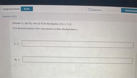 Solved Calculate The Limit For The Function F X 23x 4 Over