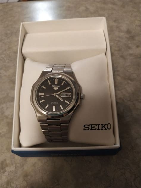 Seiko Watch SNKK47 7s26 03r0 Nautilus Seikonaut Black Dial Automatic 9