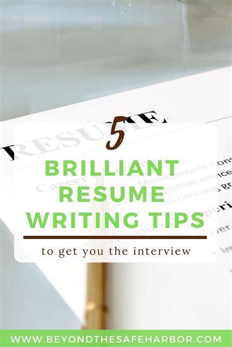 Here Are 5 Simple Ways To Improve Your Resume These Are Strategies To