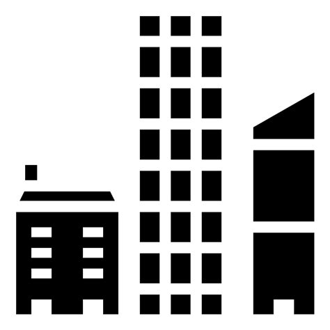 Modern City Vector Svg Icon Svg Repo