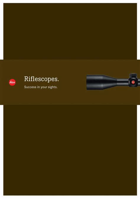 Pdf Leica Rifle Scopeseng Dokumentips