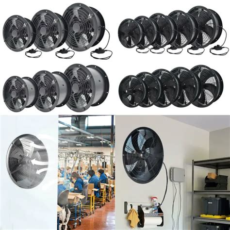 INDUSTRIAL VENTILATION EXTRACTOR Exhaust Axial Fan Air Blower Speed