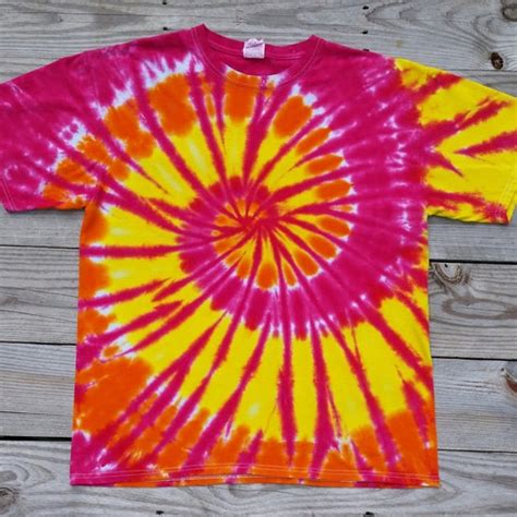 Tie Dye Shirt Adult Sizes S M L Xl Xxl 3xl Blue Green And Etsy