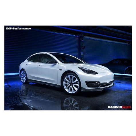 Frontspoiler Kit Darwinproaero V1 Für Tesla Model 3