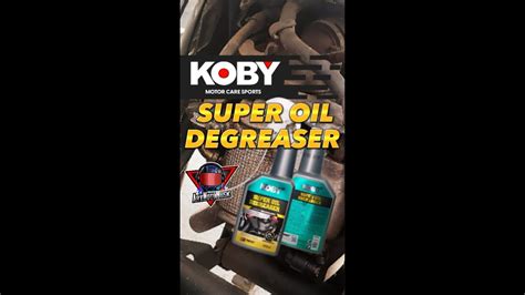 Koby Degreaser Youtube