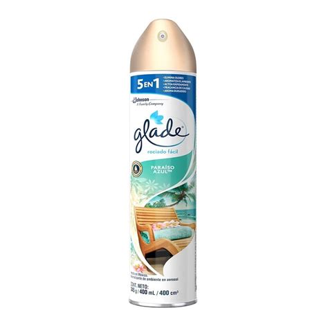 Aromatizante ambiental Glade paraíso azul en aerosol 400 ml Walmart