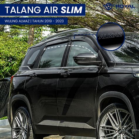 Jual Talang Air Pintu Mobil WULING ALMAZ 2019 2023 Model Slim