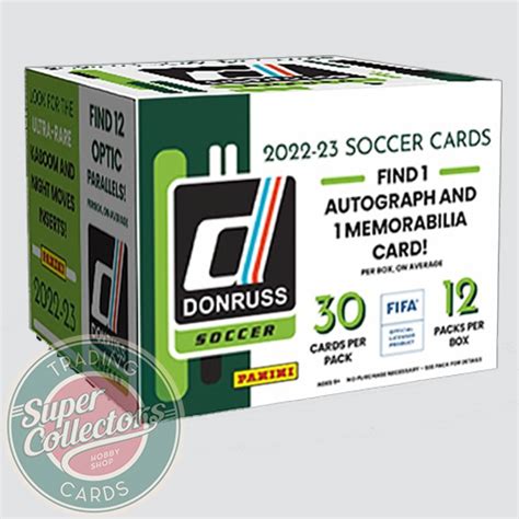 Comprar 2022 23 Donruss Soccer Hobby Box Supercollectors