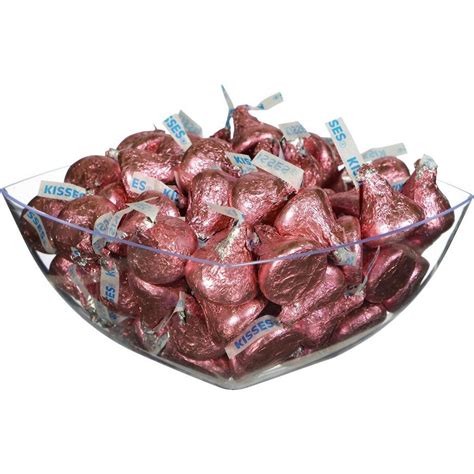 Pink Milk Chocolate Hershey's Kisses, 16oz | Party City