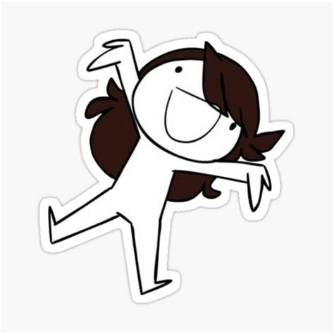 Jaiden Animations Sticker For Sale By Elza Steuber Redbubble