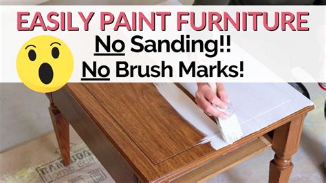 How To Paint Wood Furniture Without Sanding Creatively Living Blog