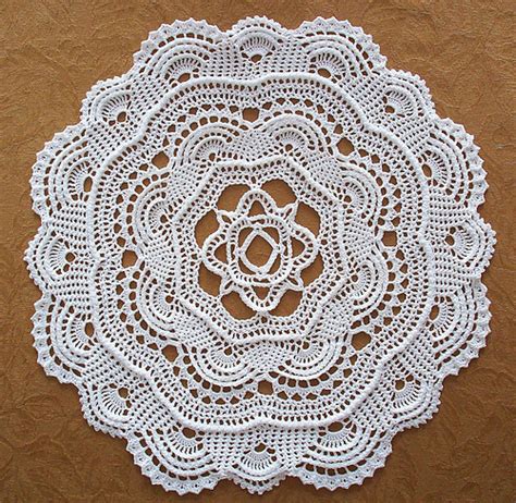 Ravelry Round Ribbed Doily Pattern By Richard Sechriest