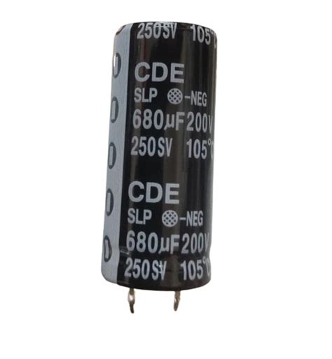 Capacitor Electrol Tico Uf V The Capu Production Depot