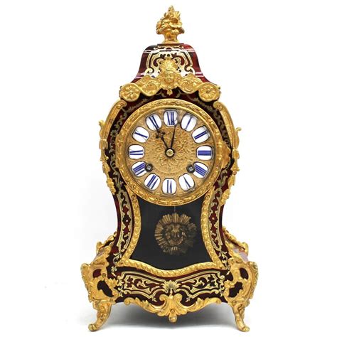 Proantic Ancien Horloge Pendule Cartel en marqueterie Boulle 19ème