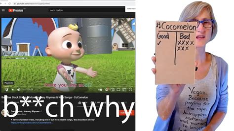 That vegan teacher gets mad at COCOMELON! - YouTube