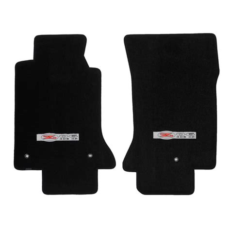 2002 2004 Corvette C5 Ultimat Floor Mats Black With Z06 Logo