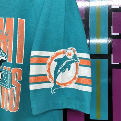 Vintage Miami Dolphins Jersey Made In The USA Single... - Depop