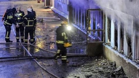 Swedish Mosque Hit By Arson In Eskilstuna Injuring Five Bbc News