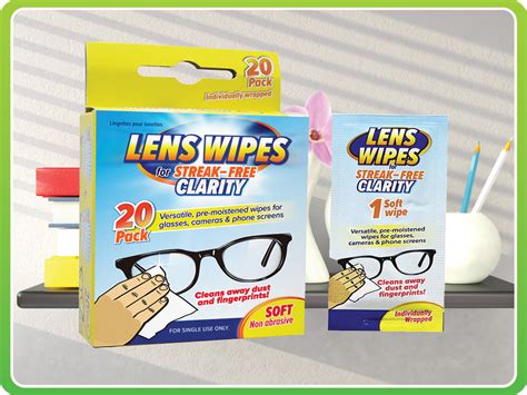 Lens Wipes Pack Of 20 Shiploads