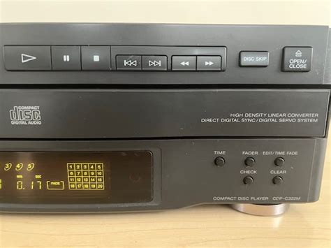 CD Cassette Players Sony CDP C322M 5 Disc Carousel CD Player