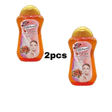 Veet Gold Papaya Whitening Refreshing Cleansing Toner Main Market