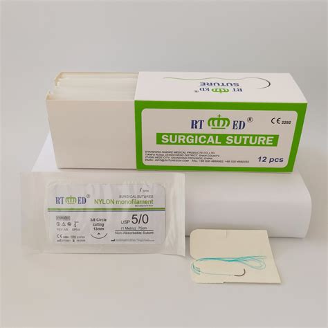 Hdk Nylon Monofilament Disposable Non Absorbable Medical Polyamide