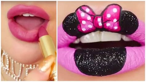 New Amazing Lip Art Lipstick Tutorial Compilation YouTube