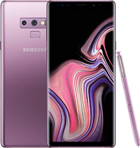 Download New Samsung Galaxy Note 9 Lavender Purple Sm N960f Note 9 Lilac Purple Png Image With