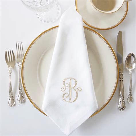 Detailed Font Design Is Beautiful On Wedding And Event Napkins