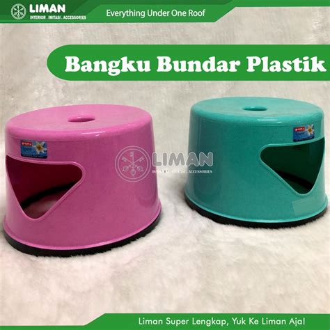 Jual Bangku Bulat Kursi Jongkok Plastik Bangku Jengkok Lion Star Round