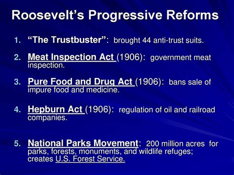 The Progressive Era Roosevelt And Taft Ppt Download