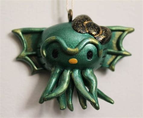 Hello Cthulhu Kitty Pendant Cat Pendants Cthulhu Kitty