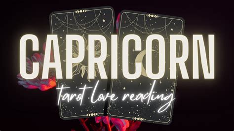 Capricorn Love Tarot ♑️ Youre Looking So Good Capricorn Dont Think