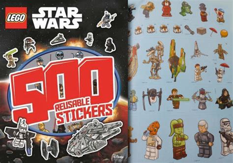 Lego Star Wars Activity Book 500 Stickers Brick Party Bags