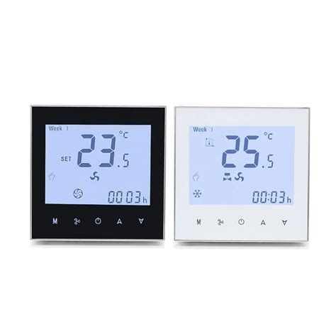 Bacnet Communication Room Thermostat LCD Display Control Modulating