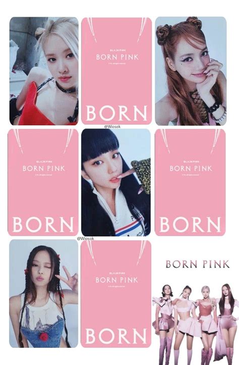 Blackpink Born Pink Photocard Ver Pink K Zlar