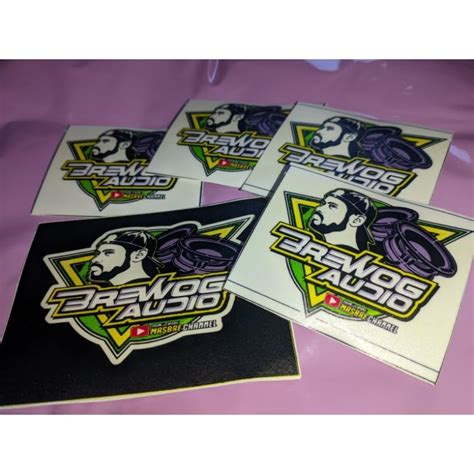 Jual Stiker Vynil Brewog Audio Lapisan Gloosy Dan Doff Stiker Custom Stiker Sound Horeg