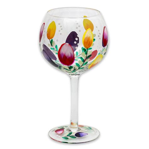 Lynsey Johnstone Hand Painted Gin Glasses Copa Cocktail Balloon Gin Tonic Glass Ebay