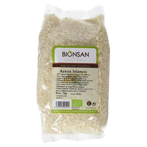 Arroz Redondo Blanco Ecol Gico Kg Bionsan Bionsan