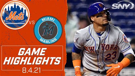 Mets Vs Marlins Highlights Javier Baez Hits The Go Ahead Home Run As