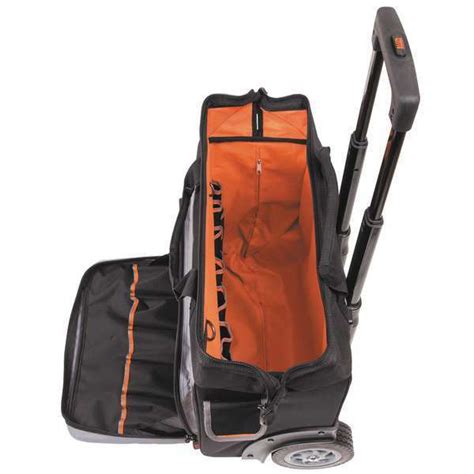 Klein Tools Tool Bag, Tradesman Pro™ Rolling Tool Bag, 24 Pockets, 19 ...