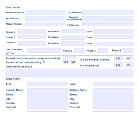 Free 13 Sample Job Sheet Templates In Pdf Ms Word