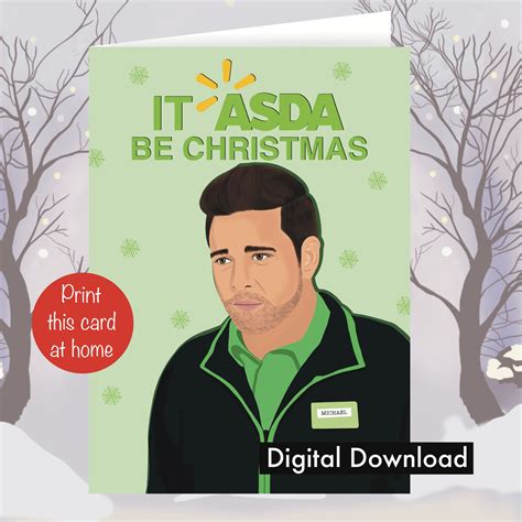 Michael Bublé Asda TV Inspired Funny Christmas Print - Etsy