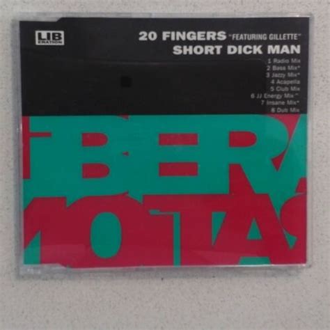 20 Fingers Featuring Gillette Short Dick Man 2003 Australian 8 Track Cd